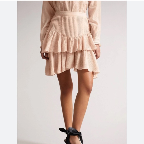 Ted Baker Alegria Tiered Mini Skirt Sz. 6 - Picture 1 of 10